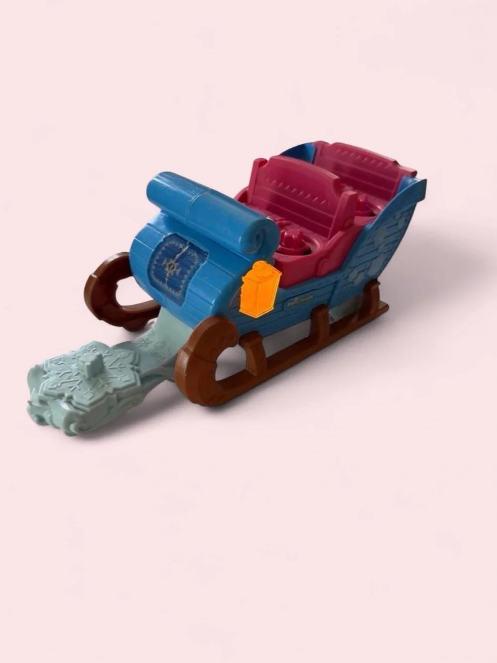 Blue and Pink Disney’s Frozen Elsa Children's Sled Play Vehicle - Little People
